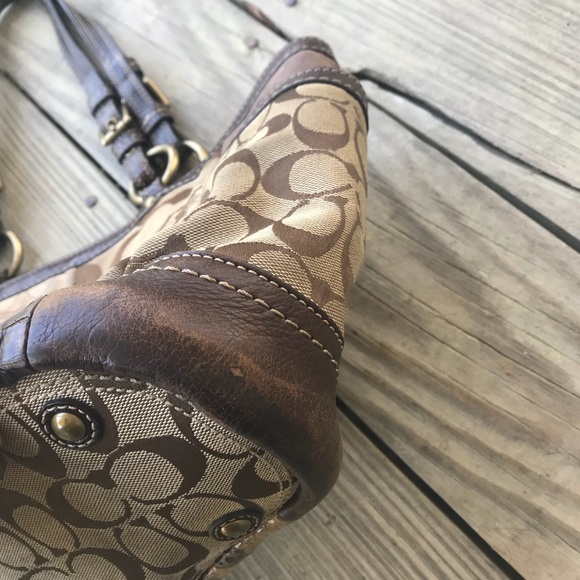 Vintage Coach Patchwork Tote - Picture 6 of 8